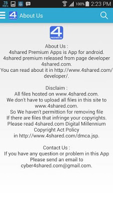 Download 4shared premium for android